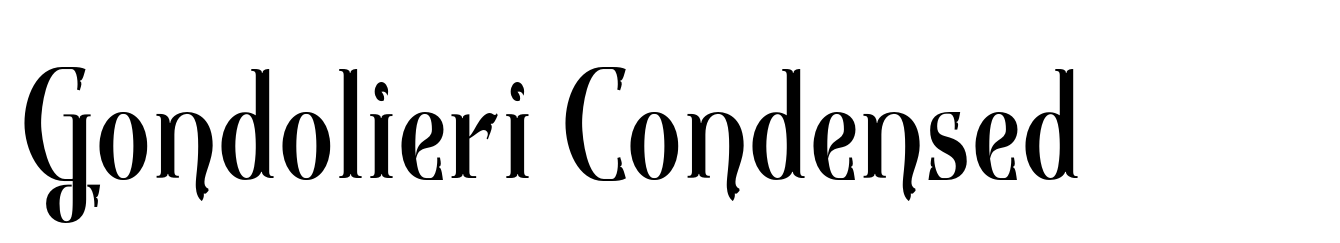 Gondolieri Condensed
